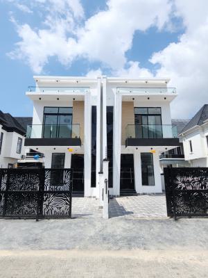 Nicely Built 4 Bedroom Semi Detached Duplex with Bq in a Secured Estat, Chevron Toll Gate, Orchid Road, Lekki, Lagos, Semi-detached Duplex for Sale