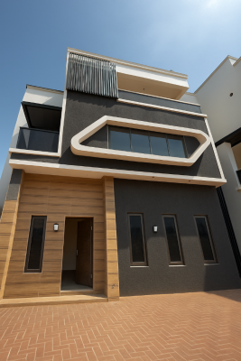 Luxury 5 Bedroom Terrace Duplex with Bq, Before Lokogoma Junction, Lokogoma District, Abuja, Terraced Duplex for Sale