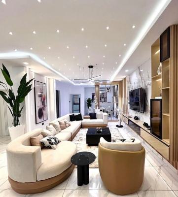 Luxury Furnished 4 Bedroom Terrace Duplex with Bq, Guzape District, Abuja, Terraced Duplex for Rent