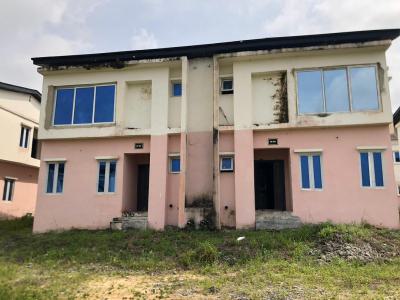 3-bedroom Semi-detached Duplex (carcass), Green Park Estate, Abijo, Lekki, Lagos, Semi-detached Duplex for Sale