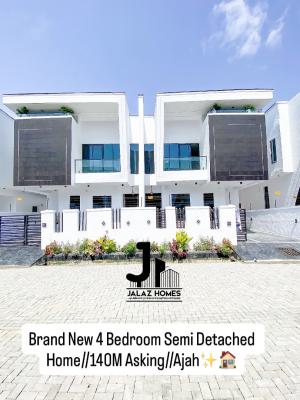 Brand New 4 Bedroom Semi Detached Home, Ajah, Lagos, House for Sale