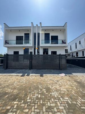 Lovely, Newly Built 4 Bedroom Semi Detached Duplex with Bq, Neatly Built Duplex in a Family Friendly Neighborhood, Lekki, Lagos, Semi-detached Duplex for Sale