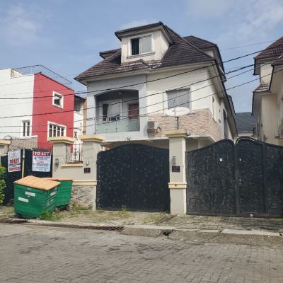 Excellent 5 Bedroom Duplex with a Bq in a Secured Estate, Chevron, Lekki, Lagos, House for Rent
