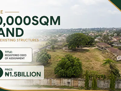 Prime 10, 000SQM Land with Existing Structures