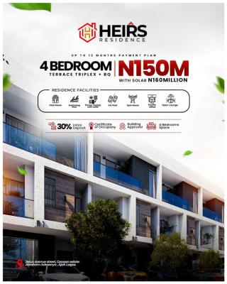 4 Bedrooms Terrace Duplex with Bq, Canan Estate, Ajah, Lagos, Terraced Duplex for Sale