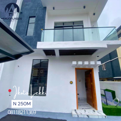 : a Tastefully Designed 4 Bedroom Semi-detached Duplex - Bq, Ikota, Lekki, Lagos, Semi-detached Duplex for Sale