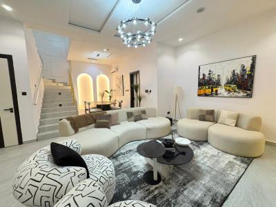 4 Bedroom Terrace Duplex with Private Rooftop, Ps5,jacuzzi,, Ikate, Lekki, Lagos, Flat / Apartment Short Let