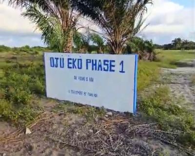 Ojueko Estate Phaze /residential Estate Land, Ojueko Estate Phaze 1, Lacapane Tropicana, Ibeju Lekki, Lagos, Residential Land for Sale