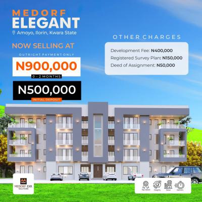 Medorf Elegant Estate, Amoyo Ilorin, Ilorin West, Kwara, Residential Land for Sale