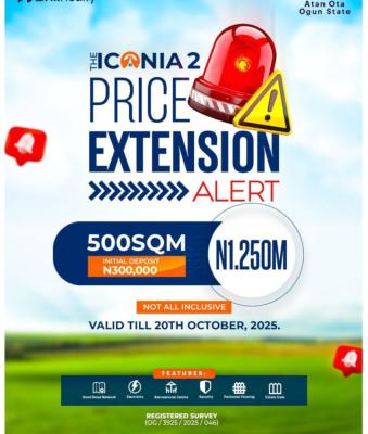 a Plot of Land in a Serene Location, Atan Ota, Ado-odo/ota, Ogun, Land for Sale