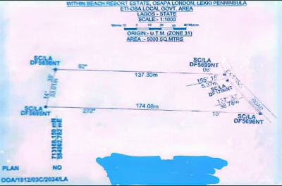 Size:  5,000, White Beach Resort Estate, Osapa London, By Platinum Way, Osapa, Lekki, Lagos, Residential Land Joint Venture