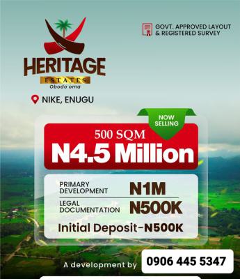 Plots and Acres of Land in Nike, Enugu State, Nike, Enugu, Enugu, Land for Sale