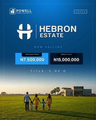 Hebron Estate Enugu, 4corner Bus Stop, Enugu, Enugu, Mixed-use Land for Sale