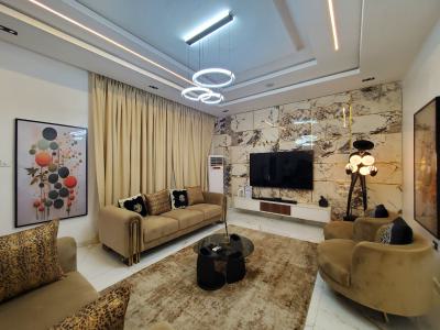 Tastefully Built Fully Furnished Luxury Four Bedrooms Semidetached, Ikate, Lekki, Lagos, Semi-detached Duplex for Rent