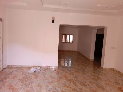 Clean Serviced 3 Bedroom Flat with Bq on The First Floor in a Serene E, Life Camp By Catholic Church Traffic-free Road, Life Camp, Abuja, Flat / Apartment for Rent