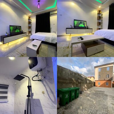 Fully Furnished Studio Apartment in a Serene Neighborhood, Jibowu, Yaba, Lagos, Self Contain (single Rooms) for Rent