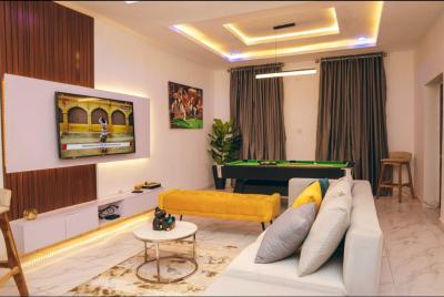 Luxury 2bedroom Apartment with Snooker, Ps4, Netflix, Table Tennis, Guzape Asokoro, Abuja, Guzape District, Abuja, Flat / Apartment Short Let