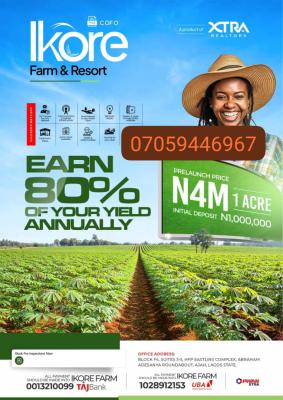 Plots of Affordable of Farmland in Iseyin, Iseyin, Iseyin, Oyo, Commercial Land for Sale