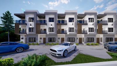 Luxury 4 Bedroom Terrace Duplex with Bq, Before Paradise One Estate, Life Camp, Abuja, Terraced Duplex for Sale