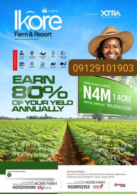 Acres of Farmland in Iseyin, Iseyin, Iseyin, Oyo, Commercial Land for Sale