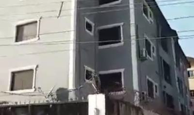 Block of 8 Flats of 3bedroom Each All Ensuit No Renovation Required, Off Oladimeji Street, Aguda, Surulere, Lagos, Block of Flats for Sale