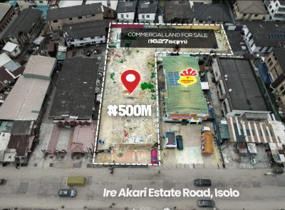 Commercial Plot of Land, Ire Akari Road, Isolo, Lagos, Mixed-use Land for Sale
