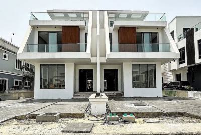 Contemporary 5 Bedroom Semi Detached Duplex with Cinema & Pool, Ikate, Lekki, Lagos, Semi-detached Duplex for Sale