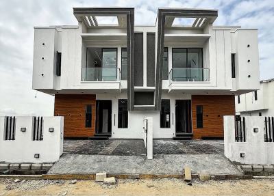 Spacious 4 Bedroom Semi Detached Duplex with Bq, Ajah, Lekki, Lagos, Semi-detached Duplex for Sale