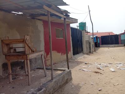 an Half Plot of Land with Old Structures of Mini Flat, Asorock, School Gate, Lakowe, Ibeju Lekki, Lagos, Residential Land for Sale