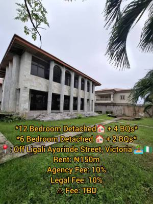 12 Bedroom Detached + 4 Bqs* *6 Bedroom Detached  + 2 Bqs* : Off, Victoria Island (vi), Lagos, Commercial Property for Rent