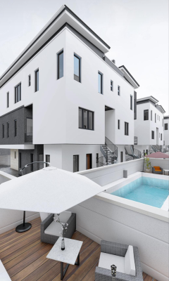 4 Bedroom Fully Detached Duplex, Chevron Drive, Close to Hampton Lake Estate, Lekki, Lagos, Detached Duplex for Sale