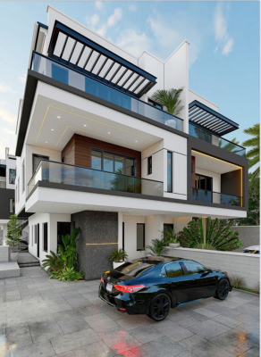 4 Bedroom Semi Detached Duplex, Chevron Drive Close to Hampton Lake Estate, Lekki, Lagos, House for Sale