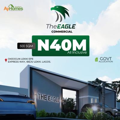 Land 40m (500sqm), Okeogun Lekki Epe Expressway, Ibeju Lekki, Lagos, Commercial Land for Sale