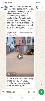 6 Block of Flats, Kwata, Awka, Anambra, Flat / Apartment for Sale