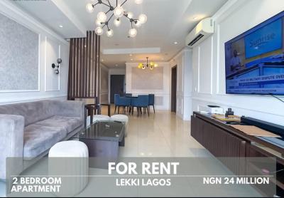 Luxury Fully Furnished 2 Bedrooms Apartment, Lekki, Lagos, Flat / Apartment for Rent
