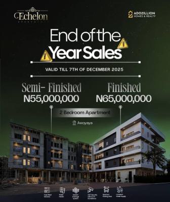 Echelon Apartments --- End-of-year Promo, Awoyaya Ibejulekki Lagos, Awoyaya, Ibeju Lekki, Lagos, Block of Flats for Sale