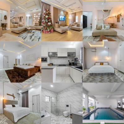 4 Bedroom Apartment All Rooms Fully Ensuite, Ikate, Lekki, Lagos, Flat / Apartment Short Let