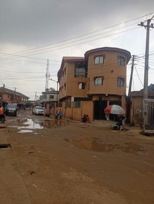 Block of 14 Flats Plus 3-shops Now Selling at Heart of Egbeda Close, Very Close to Bus Stop at Egbeda Alimosho, Egbeda, Alimosho, Lagos, Block of Flats for Sale