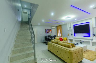 Fresh 3 Bedroom Apartment for Your Comfort, Urban Prime Lekki Scheme 2, Ajah, Lagos, Terraced Duplex Short Let