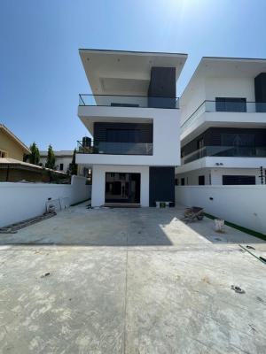 Beautifully Design 5 Bedroom Fully Detached with Cinema, Bq, Pool, New Road, Lekki, Lagos, Detached Duplex for Sale