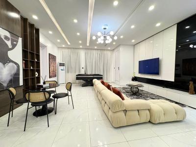 Luxury Cinematic 3 Bedroom Apartment with Pool, Gym, Ps5 and Snooker, Marie Acme Apartments, Lekki Phase 1, Lekki, Lagos, Flat / Apartment Short Let