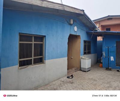 Decent 3bedroom Flat Bungalow (self Compound) on Almost Half Plot, in a Close, Ogba, Ikeja, Lagos, Detached Bungalow for Sale
