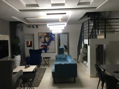 Fully Furnished 3 Bedrooms Terrace Duplex with Snooker, Off Igbogbo Road, Ebute, Ikorodu, Lagos, Terraced Duplex Short Let