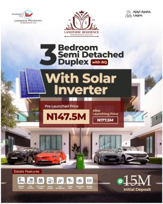 Luxury Homes, Landview Residence ,ajayi Apata Off Lekki Epe Expressway, Sangotedo, Ajah, Lagos, Detached Duplex for Sale