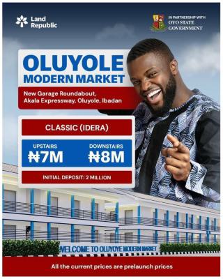 Modern Market, New Garage Roundabout Akala Expressway, Ibadan, Oyo, Shop for Sale
