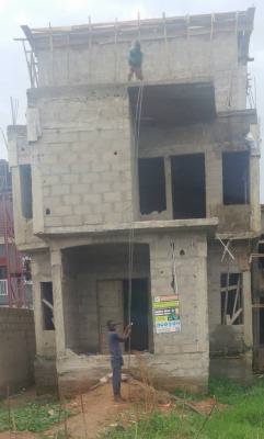 Spacious 5-bedroom Duplex with 3 Units of 2-bedroom Flats, Hosanna Estate, Ago, Okota, Isolo, Lagos, Detached Duplex for Sale