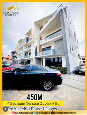 4 Bedroom Terrace Duplex + Room Bq, in a Great and Serene Estate., Oniru, Victoria Island (vi), Lagos, Terraced Duplex for Sale