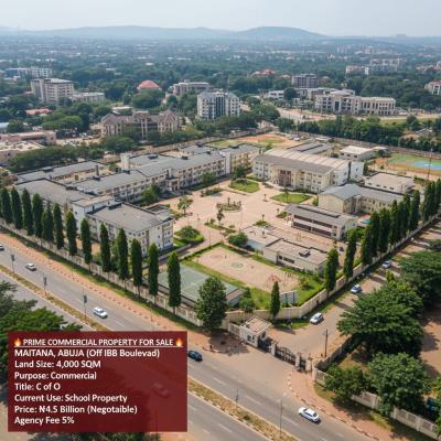 Prime Commercial Property, (off Ibb Boulevard), Maitama District, Abuja, Commercial Property for Sale