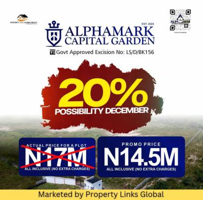 Excised Land in New Lekki International Airport, Alphamark Capital Garden Airport Axis, Elerangbe,, Ibeju Lekki, Lagos, Mixed-use Land for Sale