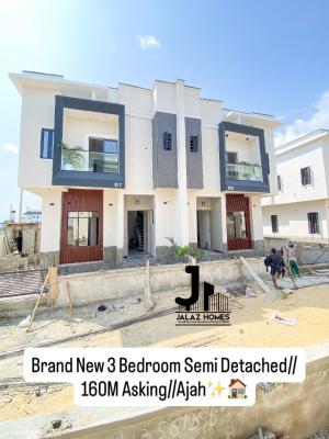 Brand New 3 Bedroom Semi Detached Home, Ajah, Lagos, House for Sale